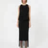 Vestido sin mangas de jersey con cristales, negro Vestido sin mangas de jersey con cristales, negro