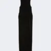 Vestido sin mangas de jersey elástico, negro Vestido sin mangas de jersey elástico, negro