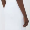 Vestido tubo de hilo de viscosa elástico, blanco óptico Vestido tubo de hilo de viscosa elástico, blanco óptico