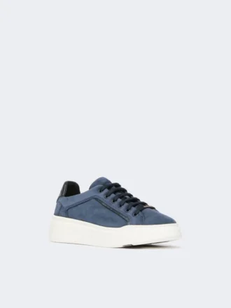 Zapatillas de ante, azul ultramar