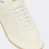 Zapatillas de caña baja de piel ablandada, blancas Zapatillas de caña baja de piel ablandada, blancas