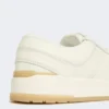 Zapatillas de caña baja de piel ablandada, blancas Zapatillas de caña baja de piel ablandada, blancas