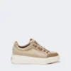 Zapatillas de cachemira repelentes al agua, color beige Zapatillas de cachemira repelentes al agua, color beige