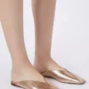 Zapatillas de piel napa laminada, rosa Zapatillas de piel napa laminada, rosa