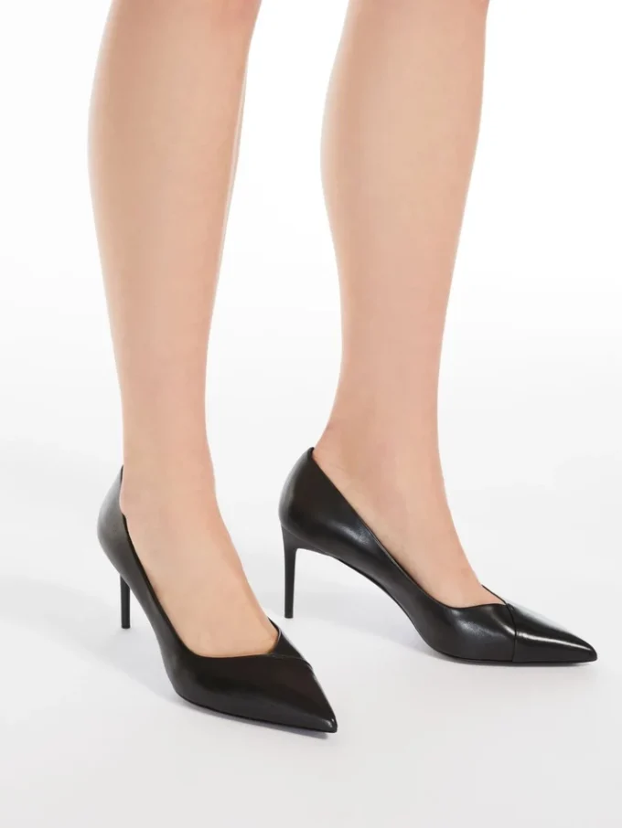 Zapatos de salón de piel napa, negros Zapatos de salón de piel napa, negros