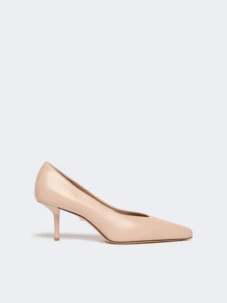Zapatos de salón de piel napa, rosa